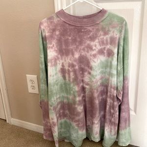 Free People tie dye pullover